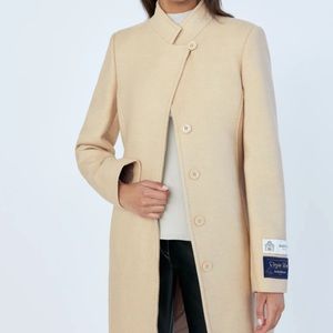 PERFECT Babaton Rosewood Coat, Heather Light Taupe, size M